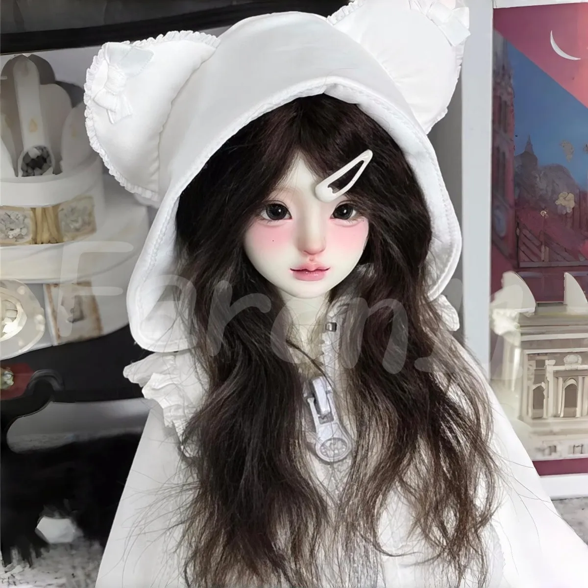 Super Sweet Cute Modern Barbie Doll Doll Toy Girl Room Ornament 6 Points Bjd Doll Blind Box Tide Play