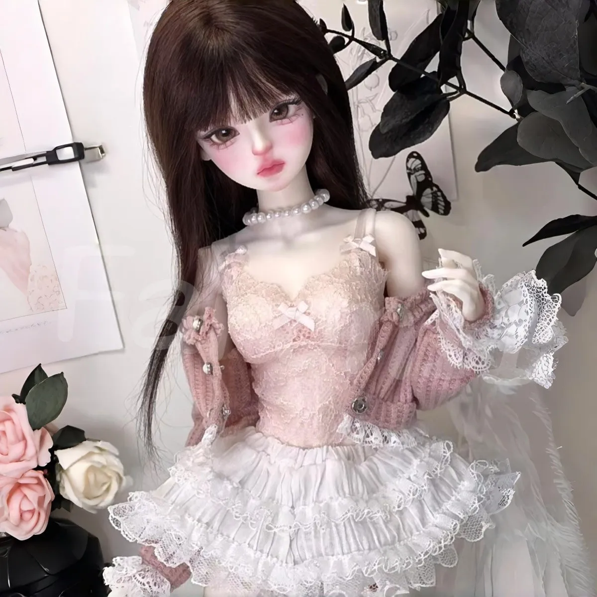 Super Sweet Cute Modern Barbie Doll Doll Toy Girl Room Ornament 6 Points Bjd Doll Blind Box Tide Play