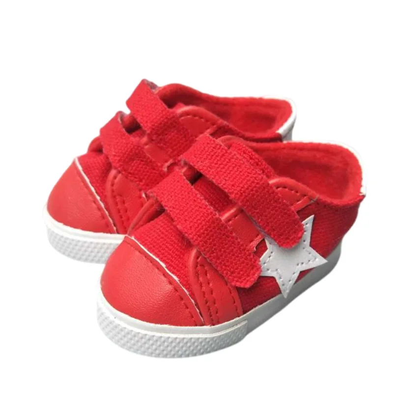 7cm Doll Shoes for 43CM Reborn Baby Doll Shoes Pink White Sneakers for 18 Inch Doll 7cm Doll Boots