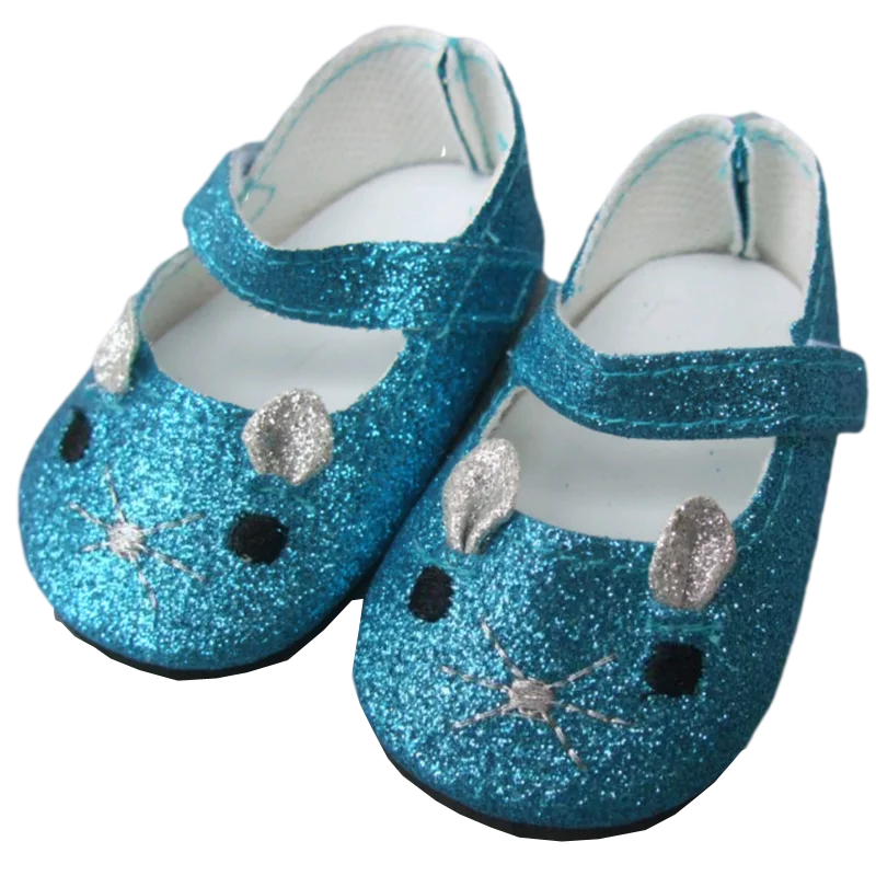 7cm Doll Shoes for 43CM Reborn Baby Doll Shoes Pink White Sneakers for 18 Inch Doll 7cm Doll Boots