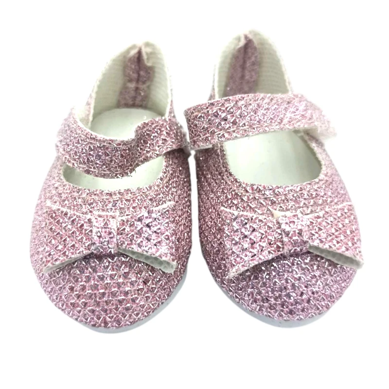 7cm Doll Shoes for 43CM Reborn Baby Doll Shoes Pink White Sneakers for 18 Inch Doll 7cm Doll Boots