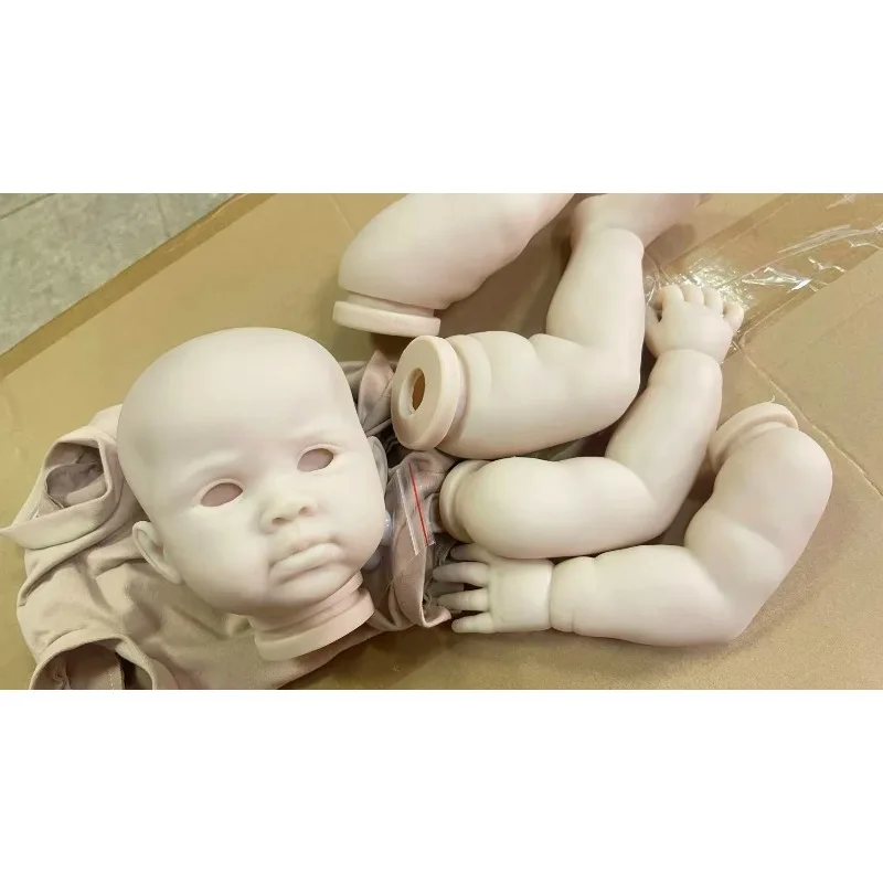 23Inch Reuben Reborn Baby Doll Kit, Unpainted Unfinished Blank Mold, DIY Newborn Doll Parts Supplies for Reborn Art Creation