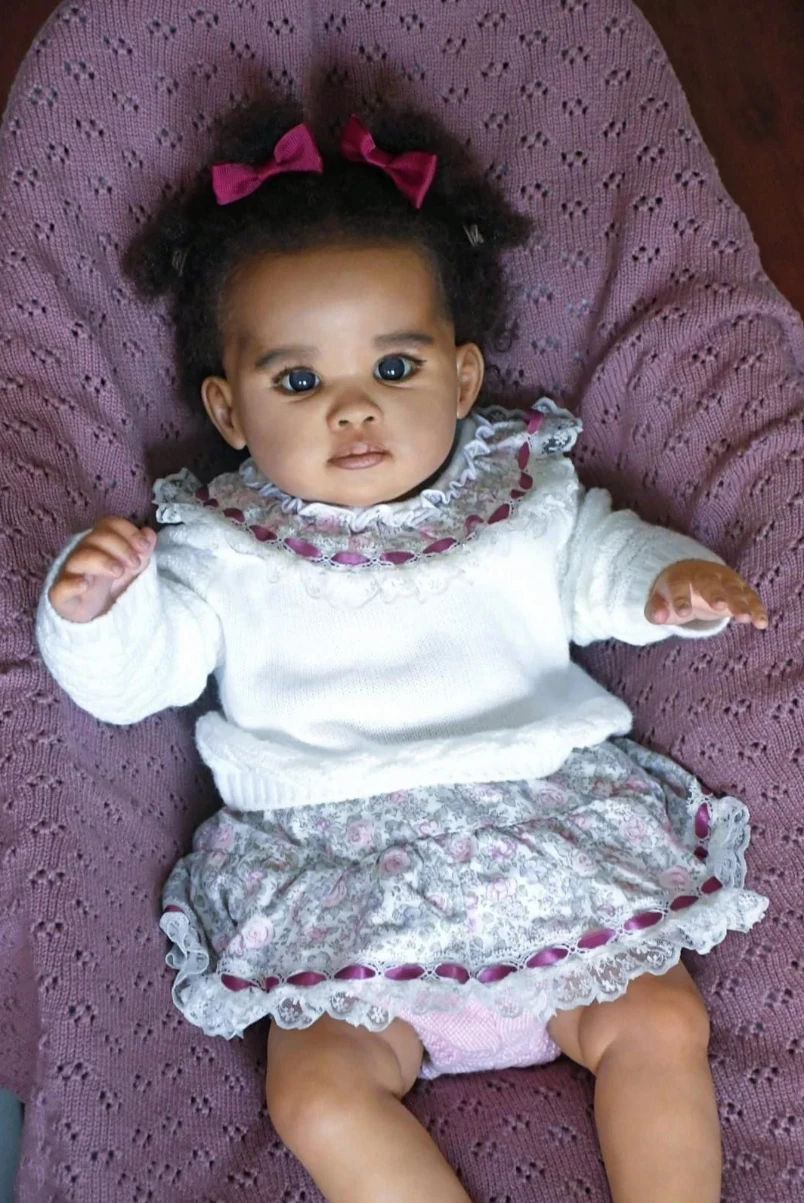 23Inch Reuben Reborn Baby Doll Kit, Unpainted Unfinished Blank Mold, DIY Newborn Doll Parts Supplies for Reborn Art Creation