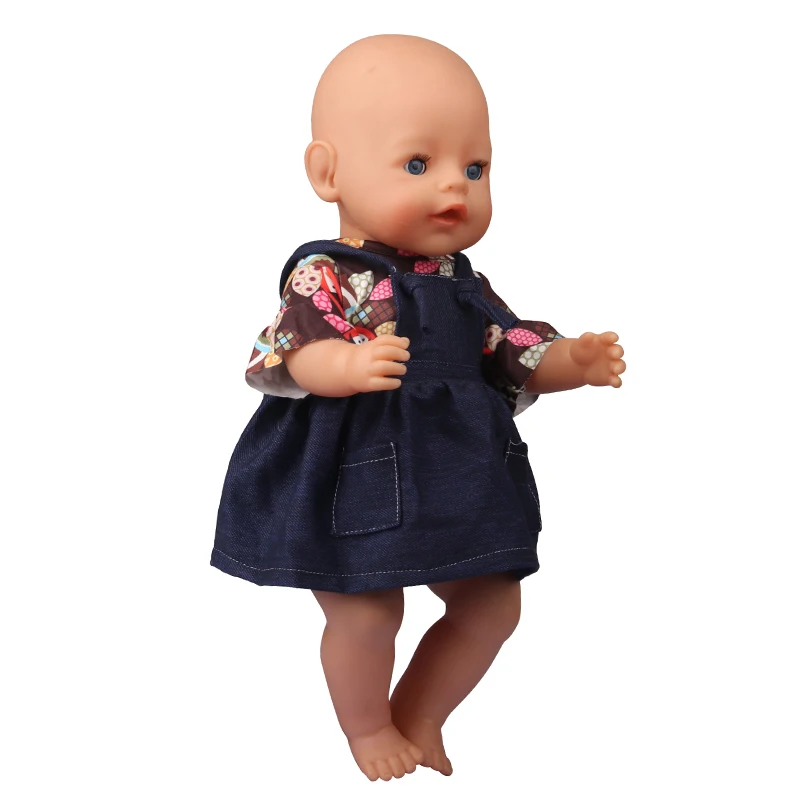 Doll Flamingo Summer Clothes 15 Styles Skirt Dress Accessories Fit 18 Inch American&43 Cm Baby New Born Doll Generation Gifts