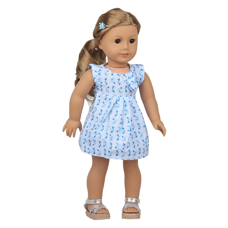 Doll Flamingo Summer Clothes 15 Styles Skirt Dress Accessories Fit 18 Inch American&43 Cm Baby New Born Doll Generation Gifts