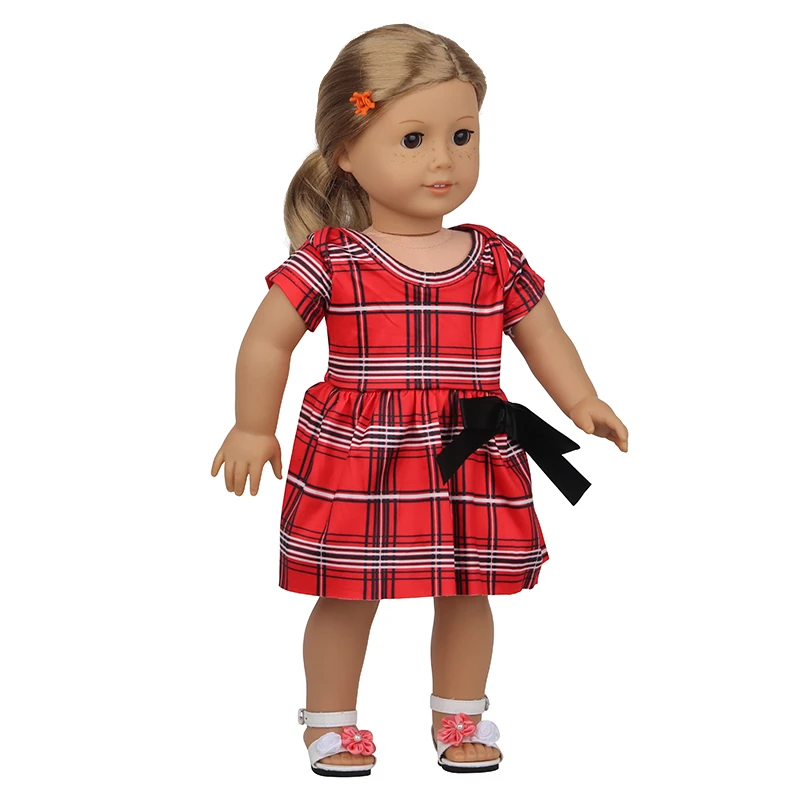 Doll Flamingo Summer Clothes 15 Styles Skirt Dress Accessories Fit 18 Inch American&43 Cm Baby New Born Doll Generation Gifts