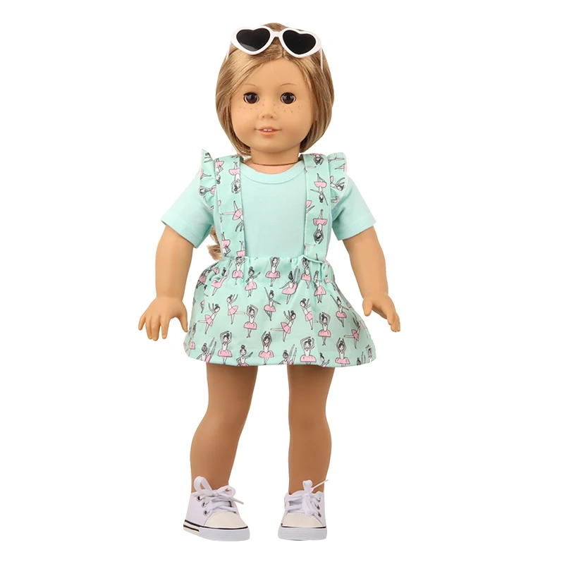 Doll Flamingo Summer Clothes 15 Styles Skirt Dress Accessories Fit 18 Inch American&43 Cm Baby New Born Doll Generation Gifts