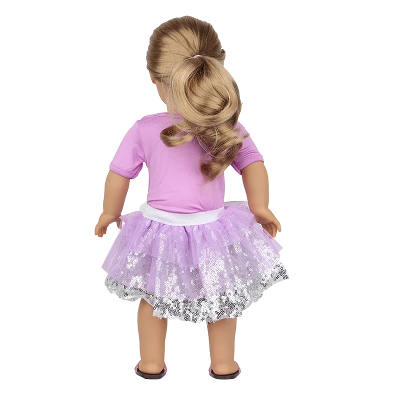 Doll Flamingo Summer Clothes 15 Styles Skirt Dress Accessories Fit 18 Inch American&43 Cm Baby New Born Doll Generation Gifts