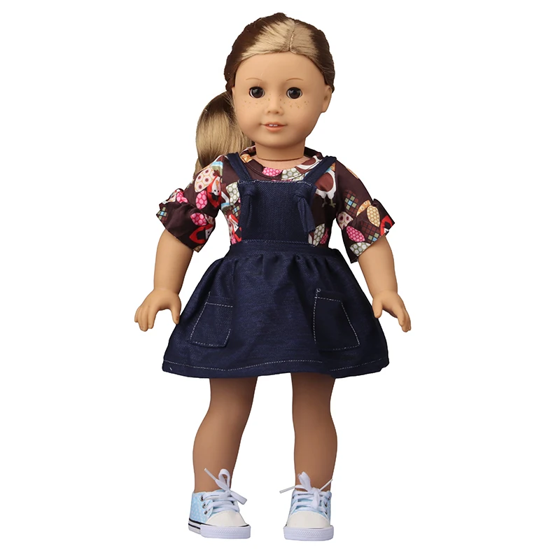 Doll Flamingo Summer Clothes 15 Styles Skirt Dress Accessories Fit 18 Inch American&43 Cm Baby New Born Doll Generation Gifts