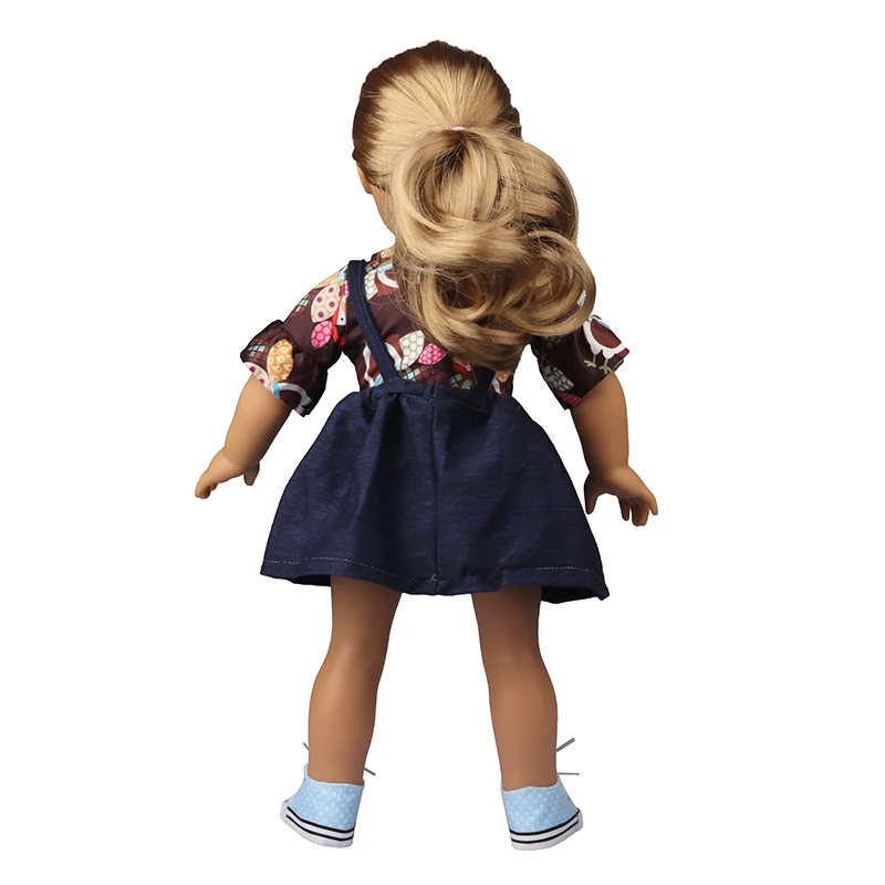 Doll Flamingo Summer Clothes 15 Styles Skirt Dress Accessories Fit 18 Inch American&43 Cm Baby New Born Doll Generation Gifts