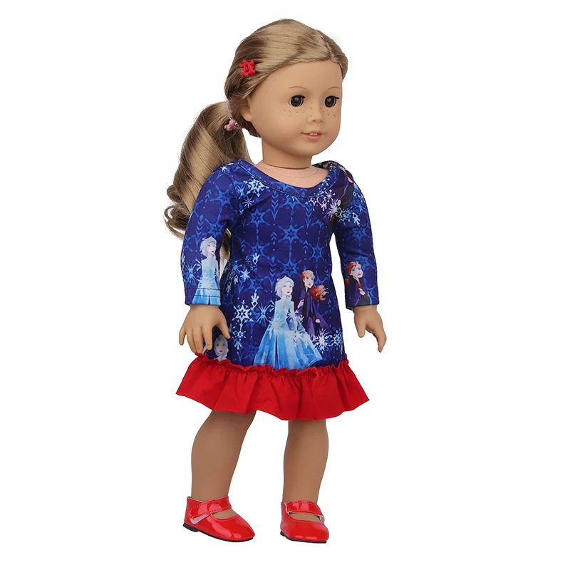 Doll Flamingo Summer Clothes 15 Styles Skirt Dress Accessories Fit 18 Inch American&43 Cm Baby New Born Doll Generation Gifts