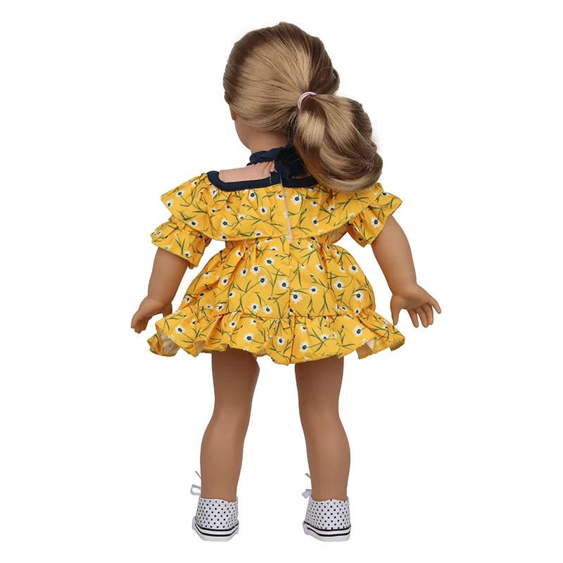 Doll Flamingo Summer Clothes 15 Styles Skirt Dress Accessories Fit 18 Inch American&43 Cm Baby New Born Doll Generation Gifts