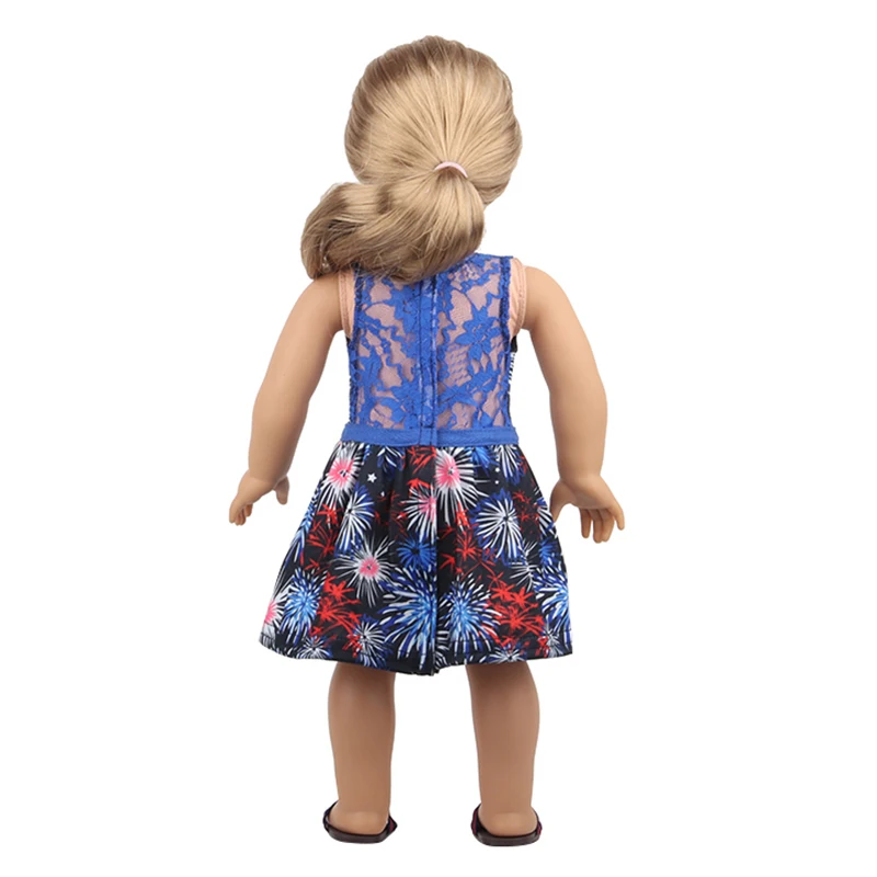 Doll Flamingo Summer Clothes 15 Styles Skirt Dress Accessories Fit 18 Inch American&43 Cm Baby New Born Doll Generation Gifts