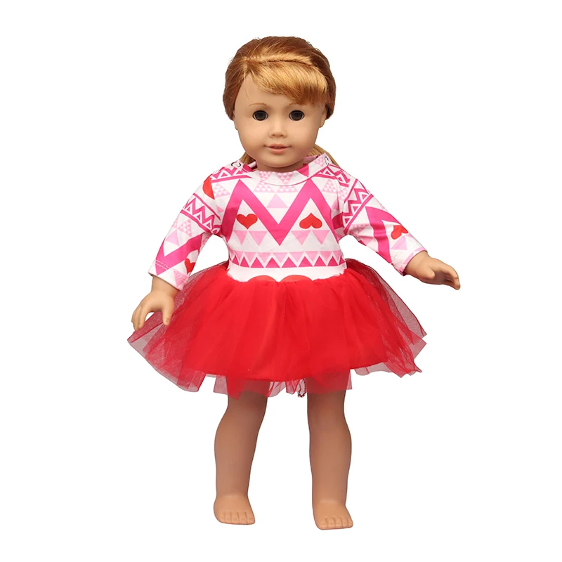 Doll Flamingo Summer Clothes 15 Styles Skirt Dress Accessories Fit 18 Inch American&43 Cm Baby New Born Doll Generation Gifts