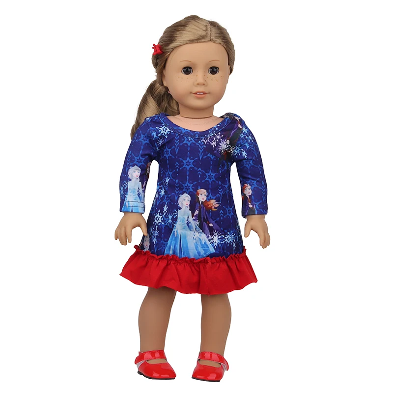 Doll Flamingo Summer Clothes 15 Styles Skirt Dress Accessories Fit 18 Inch American&43 Cm Baby New Born Doll Generation Gifts