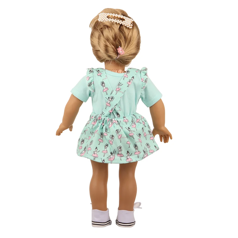 Doll Flamingo Summer Clothes 15 Styles Skirt Dress Accessories Fit 18 Inch American&43 Cm Baby New Born Doll Generation Gifts