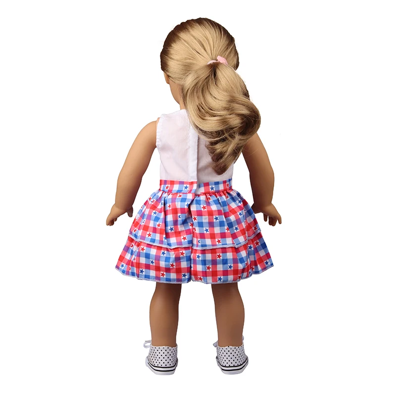 Doll Flamingo Summer Clothes 15 Styles Skirt Dress Accessories Fit 18 Inch American&43 Cm Baby New Born Doll Generation Gifts