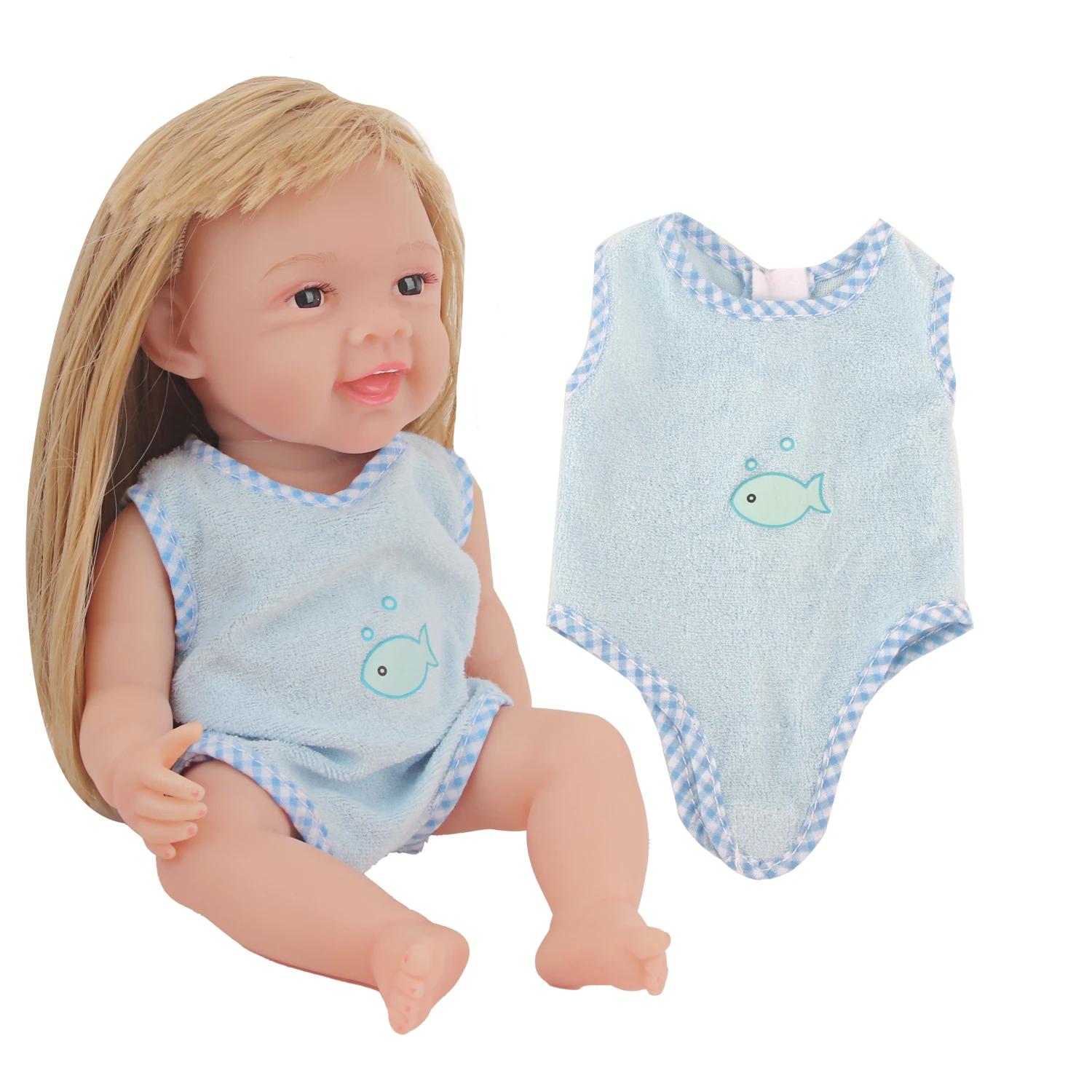 30Cm Baby New Born Doll Clothes Jumpsuit Outfit Pajamas Cartoon Giraffes, Fish, Bees, Beetles Clothes For 12 Inches  Girl Doll