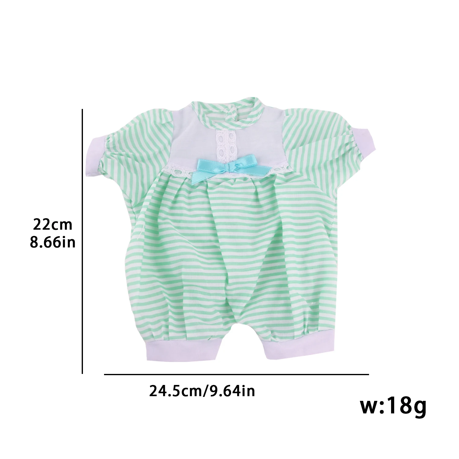 30Cm Baby New Born Doll Clothes Jumpsuit Outfit Pajamas Cartoon Giraffes, Fish, Bees, Beetles Clothes For 12 Inches  Girl Doll