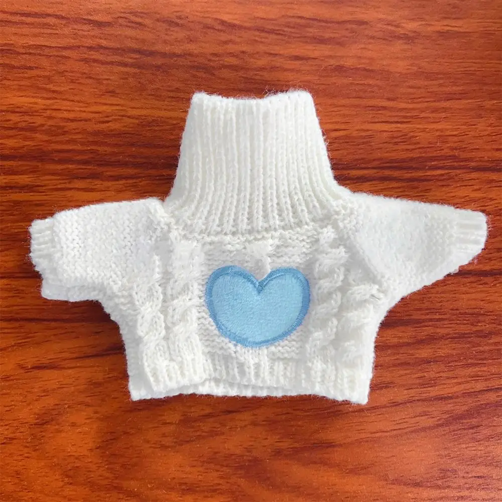 20cm Cotton Doll Fashion Knitted Coat Sweaters Outfits Winter Warm Tops for Idol Dolls Clothes Accessories Baby Kid DIY Toys
