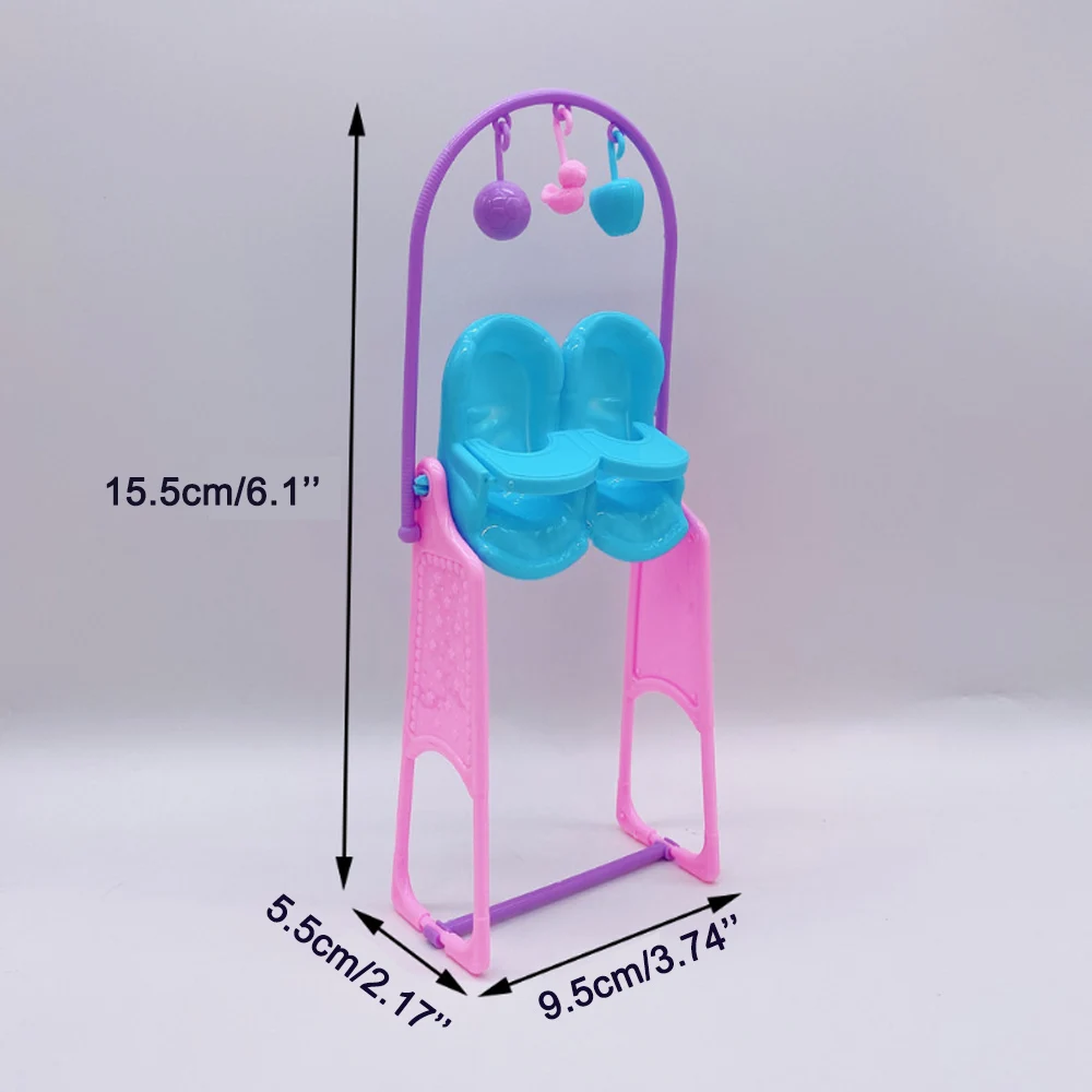 Pregnant Mom Big Belly Doll Educational Set Youngsters's Stroller Seat Toilet Doll and Accessories Set Birthday Christmas Gift