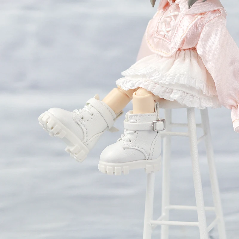 Ob11 Doll Leather Boots Outdoor Shoes Fashion Doll Casual Shoes Accessories For Penny, Ob11, Obitsu 11, Holala, Gcs, 1/12 Bjd