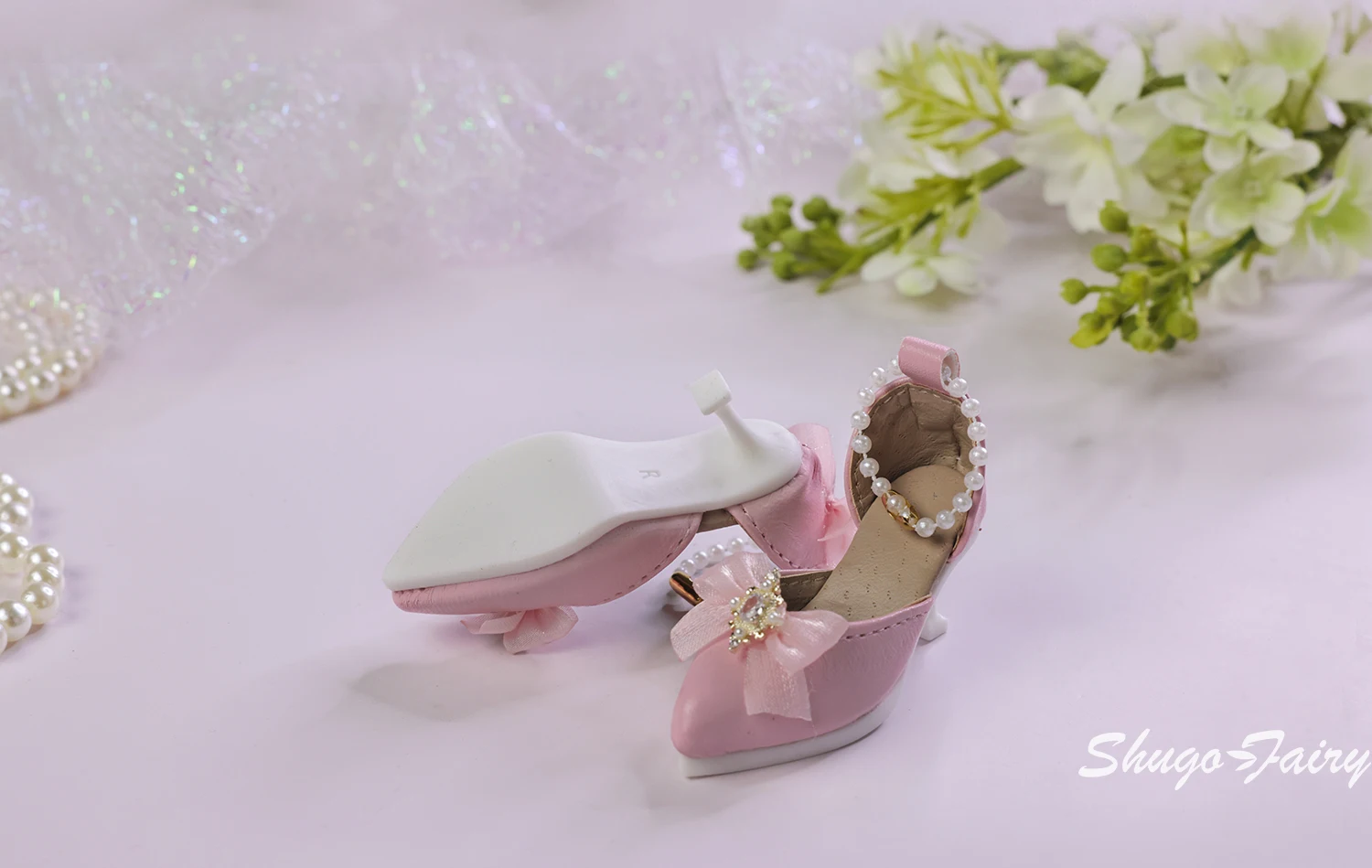 Shuga Fairy Bjd Shoes 1/4 Mini Toy High-heeled Shoes Multicolor Colors WX4-373 Bjd Doll Accessories