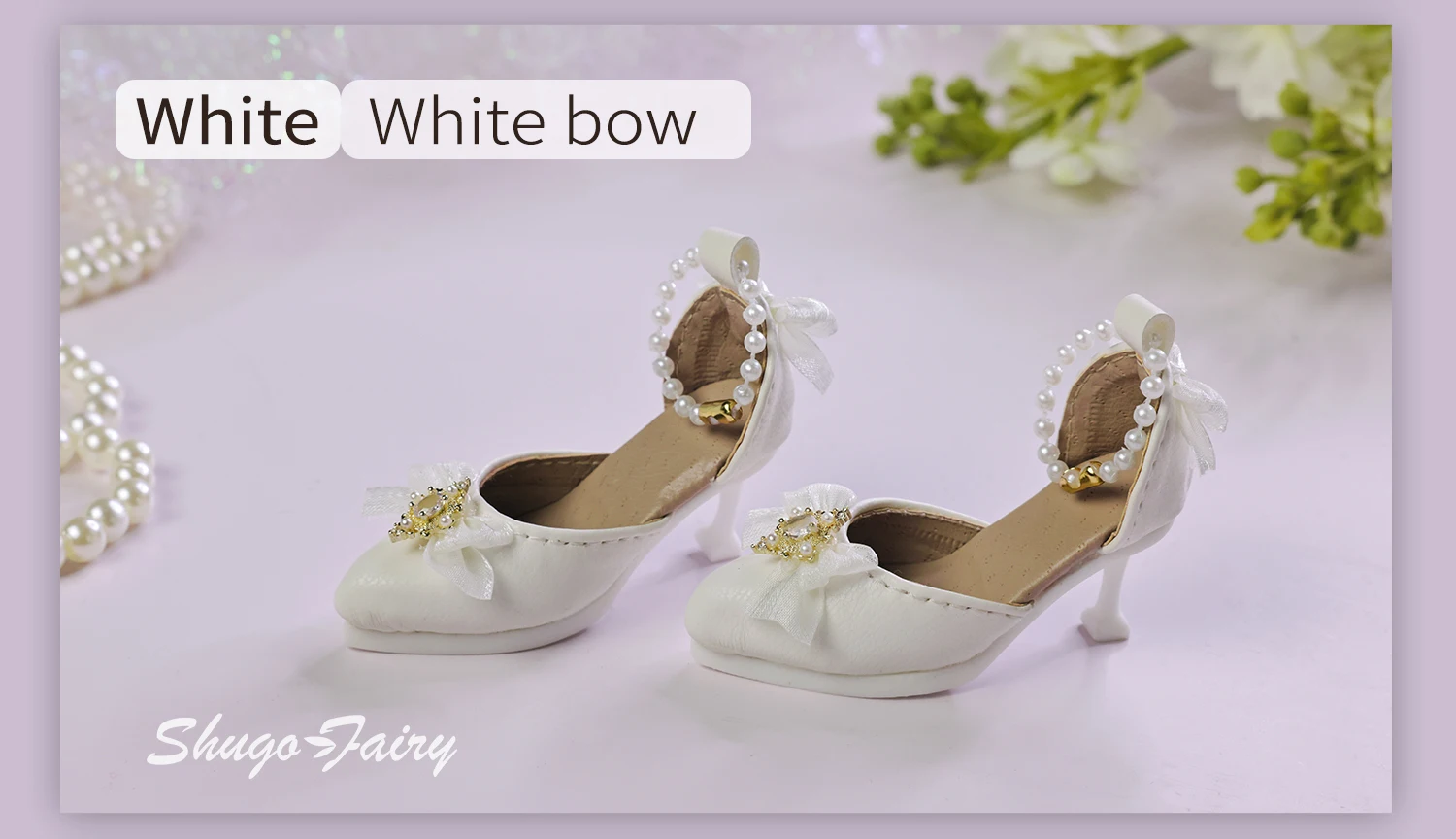 Shuga Fairy Bjd Shoes 1/4 Mini Toy High-heeled Shoes Multicolor Colors WX4-373 Bjd Doll Accessories