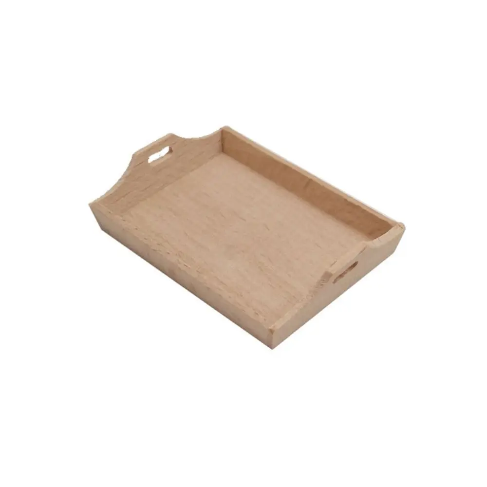 1/12 Dollhouse Miniature Wooden Bed Mini 8 Styles Chairs Model Toys Doll House Simulation Furniture Cabinet Bed Model