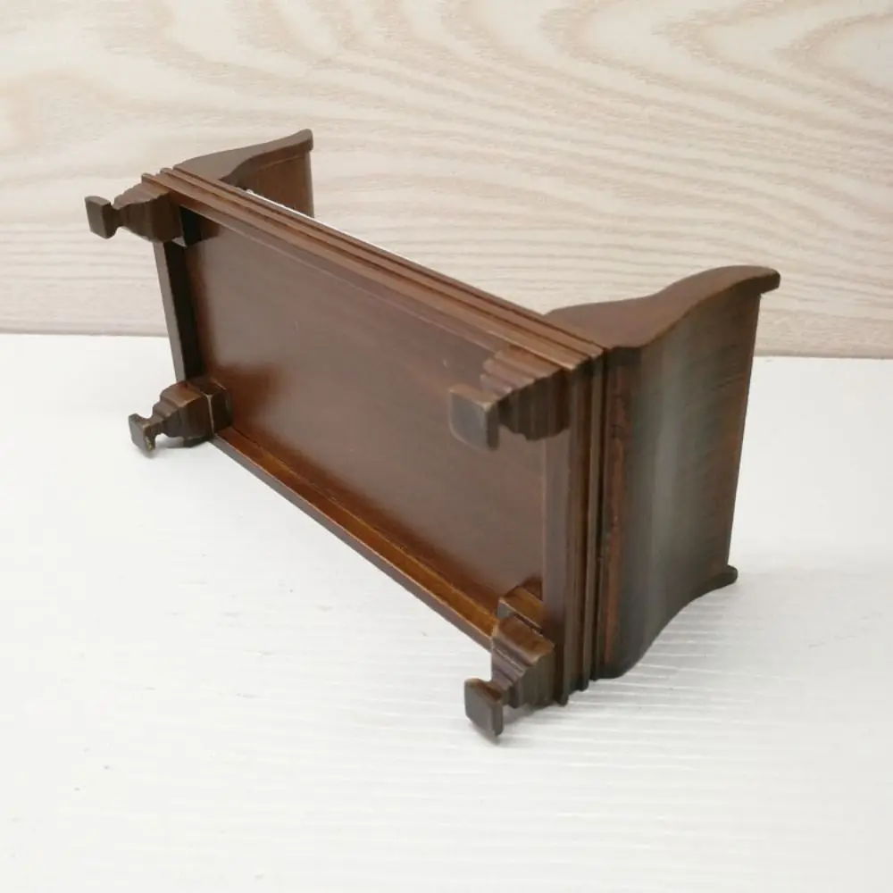 1/12 Dollhouse Miniature Wooden Bed Mini 8 Styles Chairs Model Toys Doll House Simulation Furniture Cabinet Bed Model
