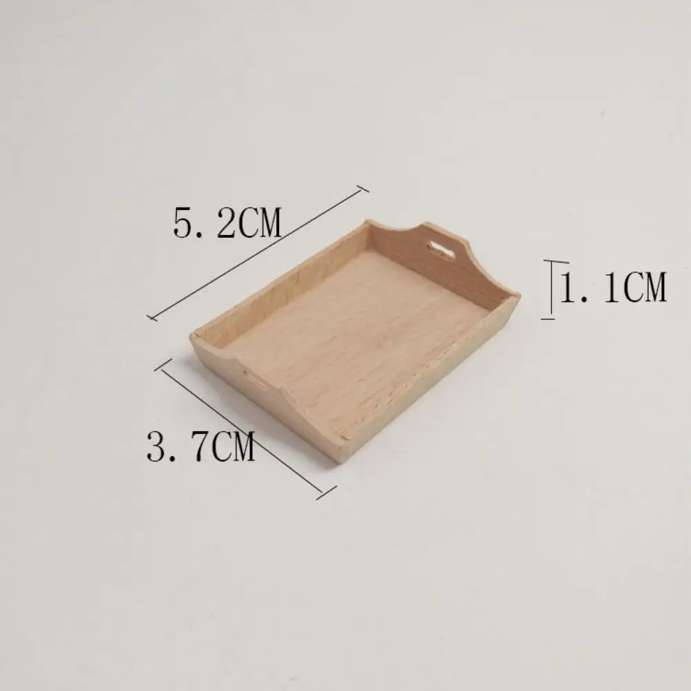 1/12 Dollhouse Miniature Wooden Bed Mini 8 Styles Chairs Model Toys Doll House Simulation Furniture Cabinet Bed Model