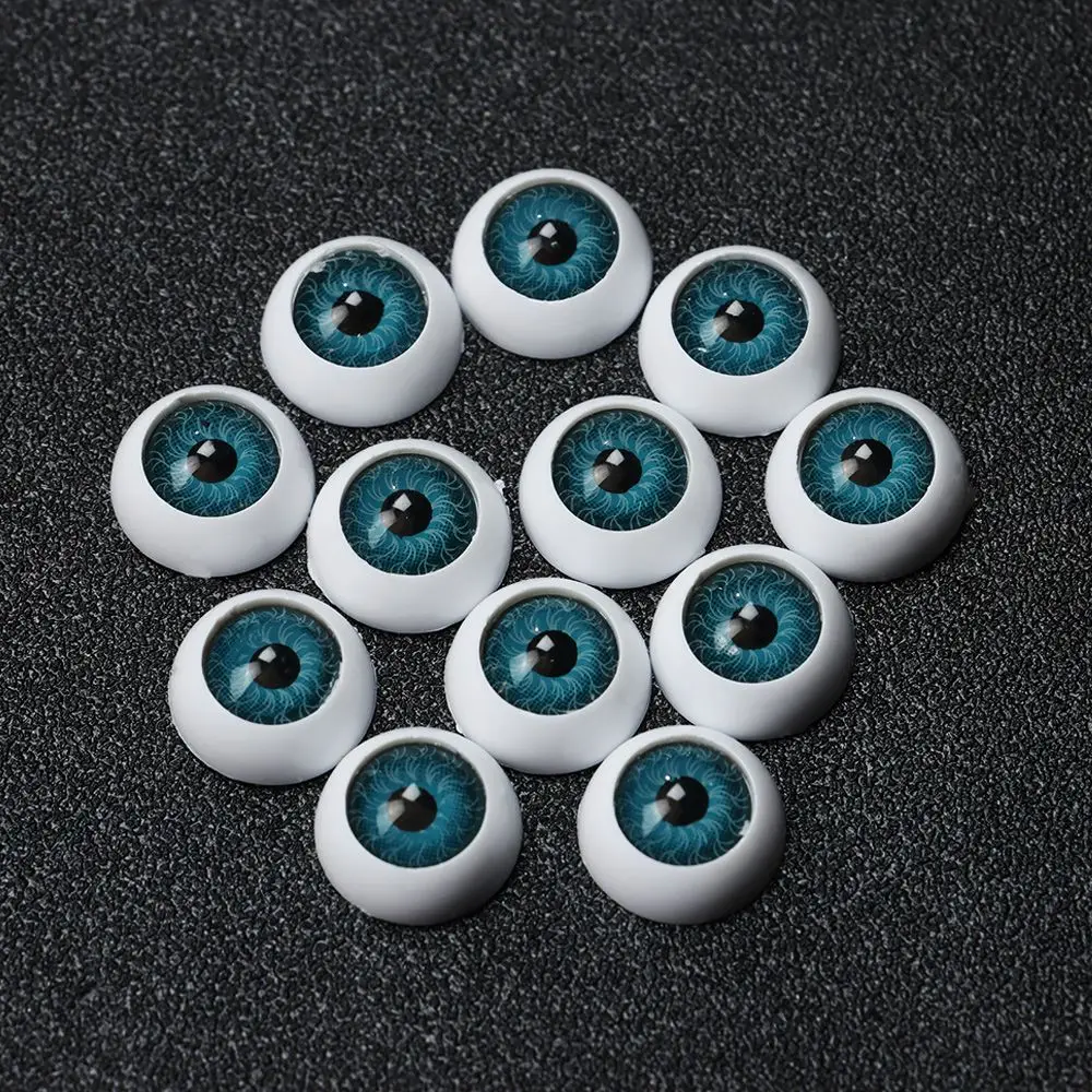 10pcs 12/20mm Funny Plastic Doll Safety Eyes For Animal Toy Puppet Making Dinosaur For Bjd Doll Round Eyes DIY Craft Accessories