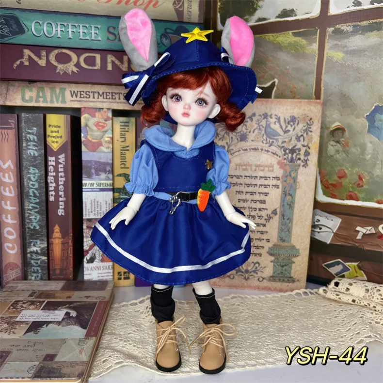 1/6 BJD Doll Outfit 30cm Casual Suit Change Clothes Lolita Dress for BJD Dolls Fashion Accessories