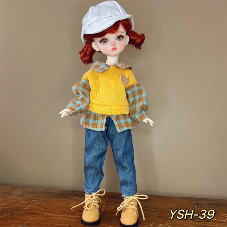 1/6 BJD Doll Outfit 30cm Casual Suit Change Clothes Lolita Dress for BJD Dolls Fashion Accessories