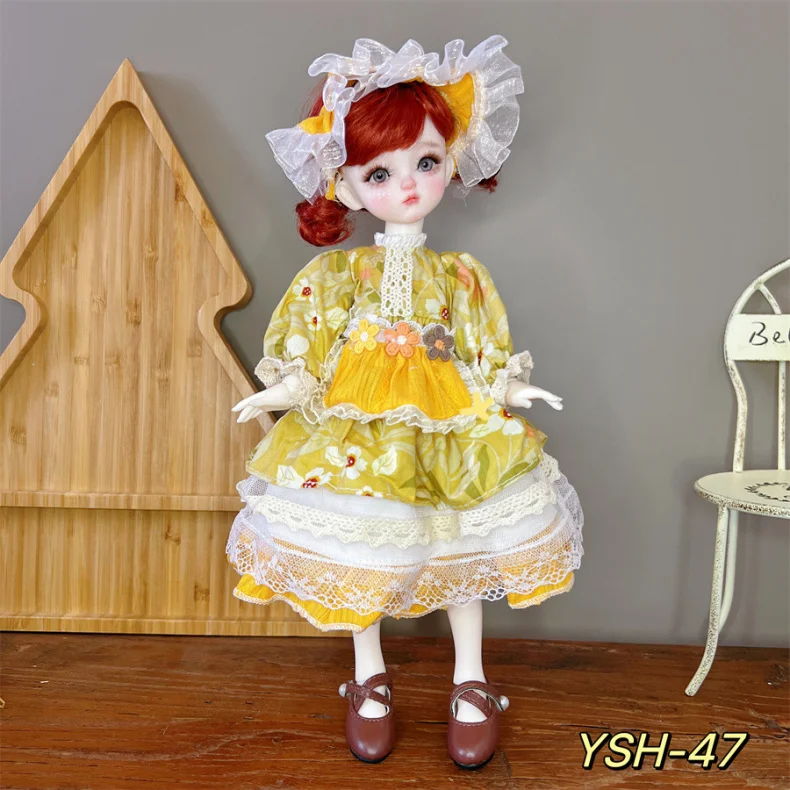 1/6 BJD Doll Outfit 30cm Casual Suit Change Clothes Lolita Dress for BJD Dolls Fashion Accessories