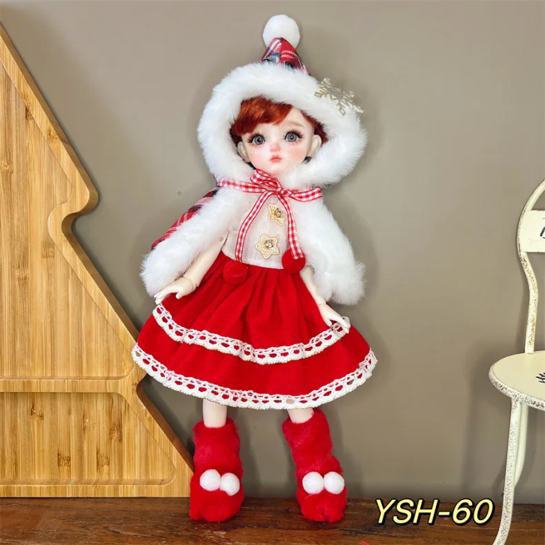 1/6 BJD Doll Outfit 30cm Casual Suit Change Clothes Lolita Dress for BJD Dolls Fashion Accessories