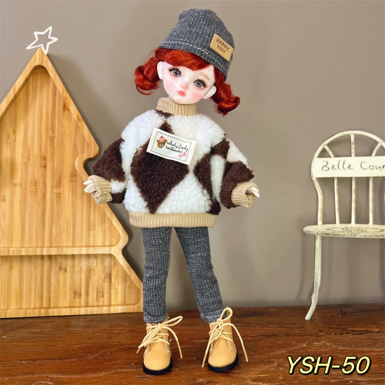 1/6 BJD Doll Outfit 30cm Casual Suit Change Clothes Lolita Dress for BJD Dolls Fashion Accessories