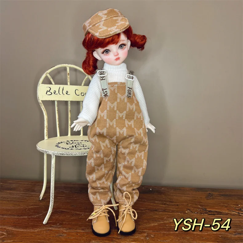 1/6 BJD Doll Outfit 30cm Casual Suit Change Clothes Lolita Dress for BJD Dolls Fashion Accessories