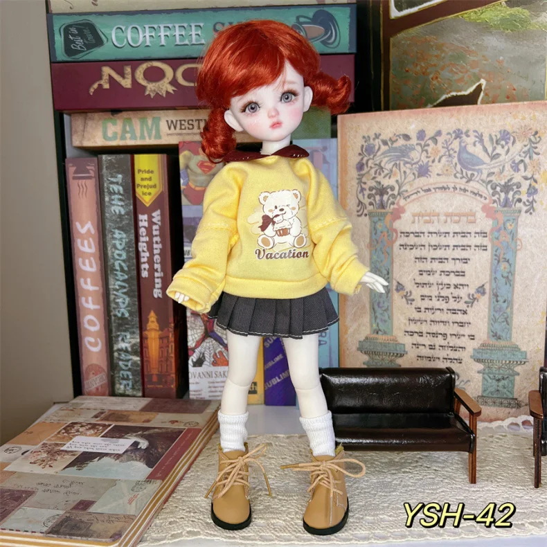1/6 BJD Doll Outfit 30cm Casual Suit Change Clothes Lolita Dress for BJD Dolls Fashion Accessories