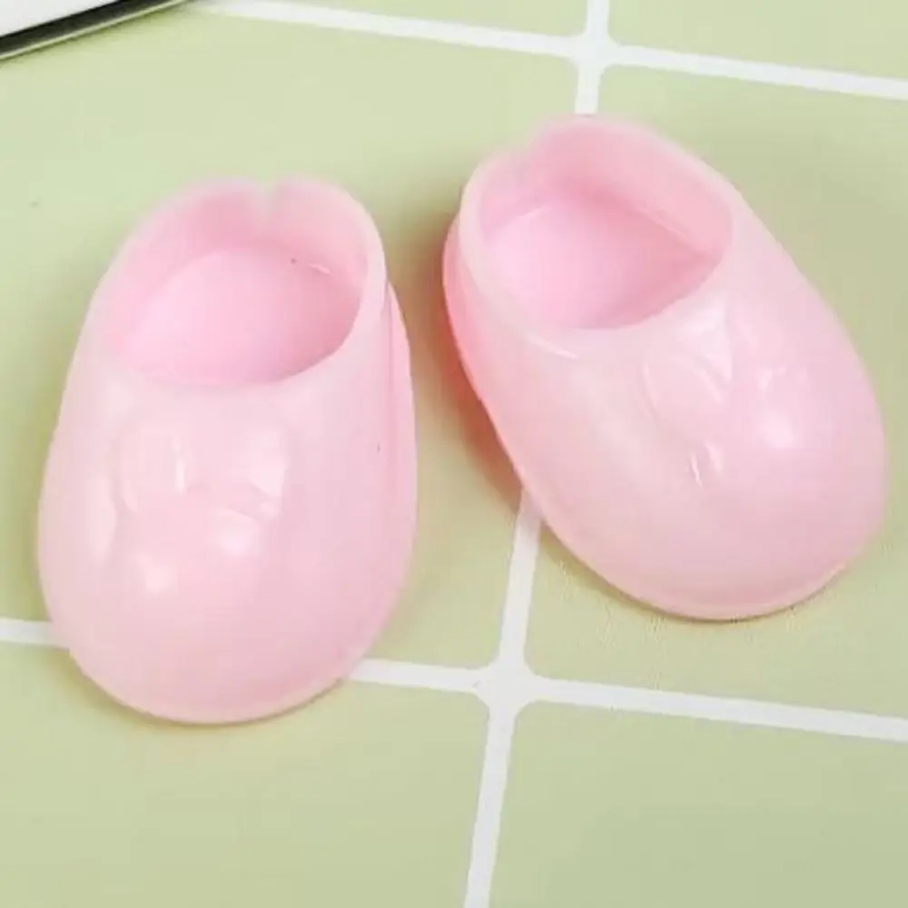 1 pairs Fashion Doll Shoes Boots PVC Cute Dolls Stand Other Accessories 10 Styles General-Purpose Doll Body Shoes for 17cm Dolls
