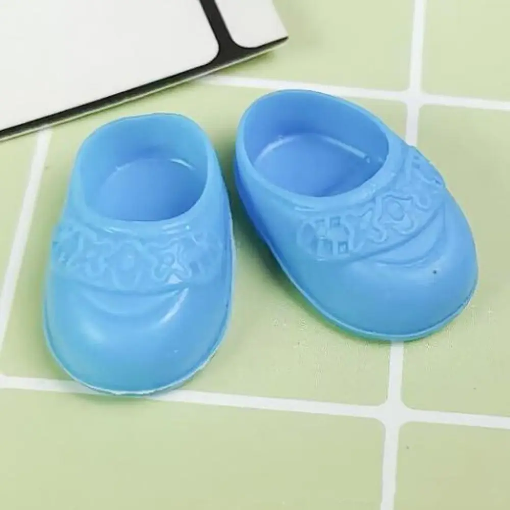 1 pairs Fashion Doll Shoes Boots PVC Cute Dolls Stand Other Accessories 10 Styles General-Purpose Doll Body Shoes for 17cm Dolls
