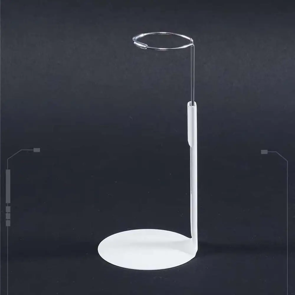 12 inch U-Shape Doll Display Stand Adjustable Metal Holder Doll Bracket Support 1/6 Scale Black White Figure Models Stand DIY