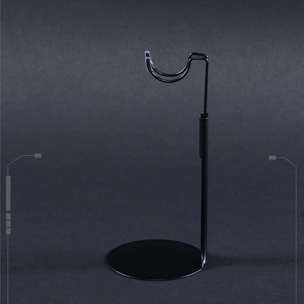 12 inch U-Shape Doll Display Stand Adjustable Metal Holder Doll Bracket Support 1/6 Scale Black White Figure Models Stand DIY