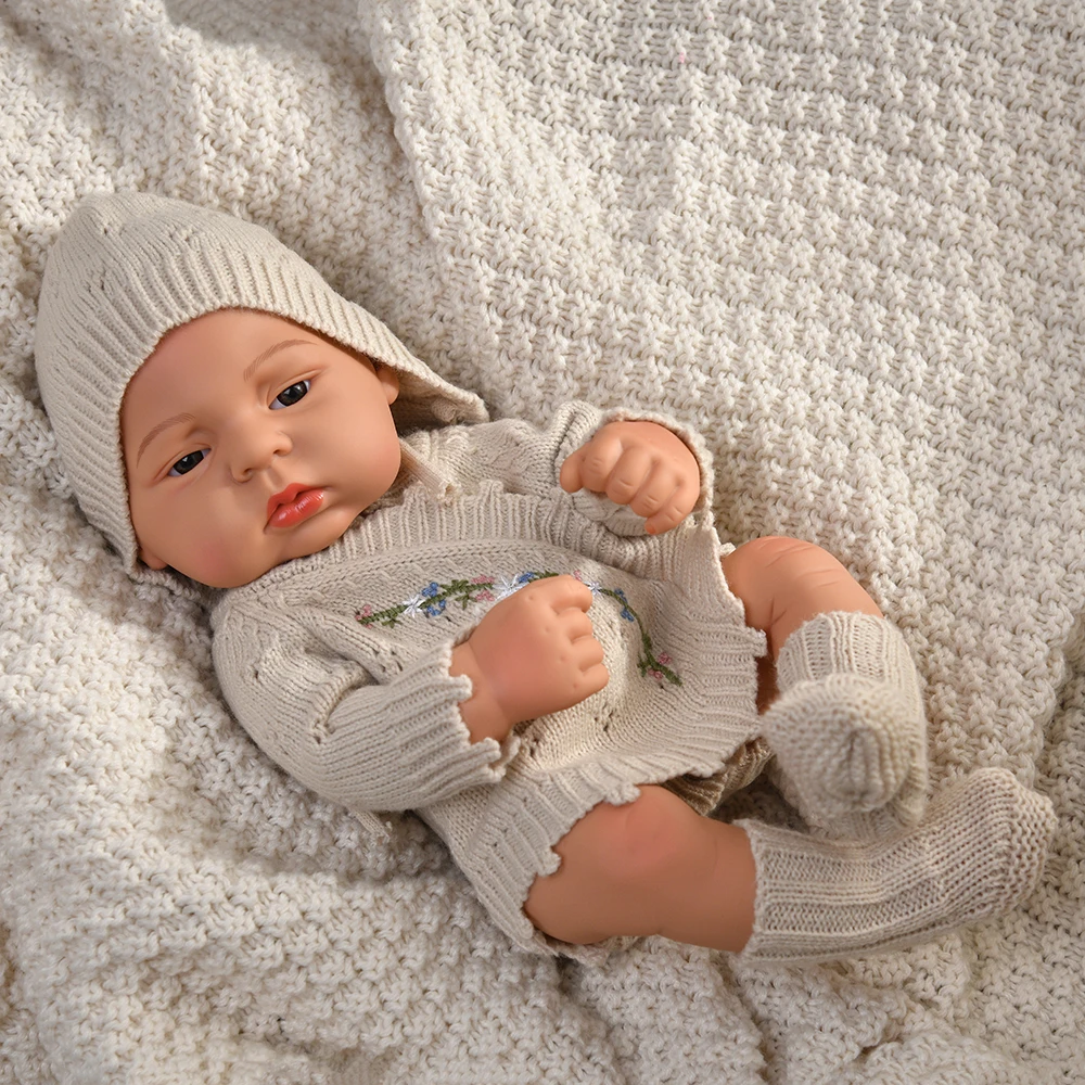 Doll Clothes for 16inch Reborn Baby Doll Sweater Outfits Set for 40cm Dolls Lovely Doll Clothes Accessories Girls Birthday Gifts