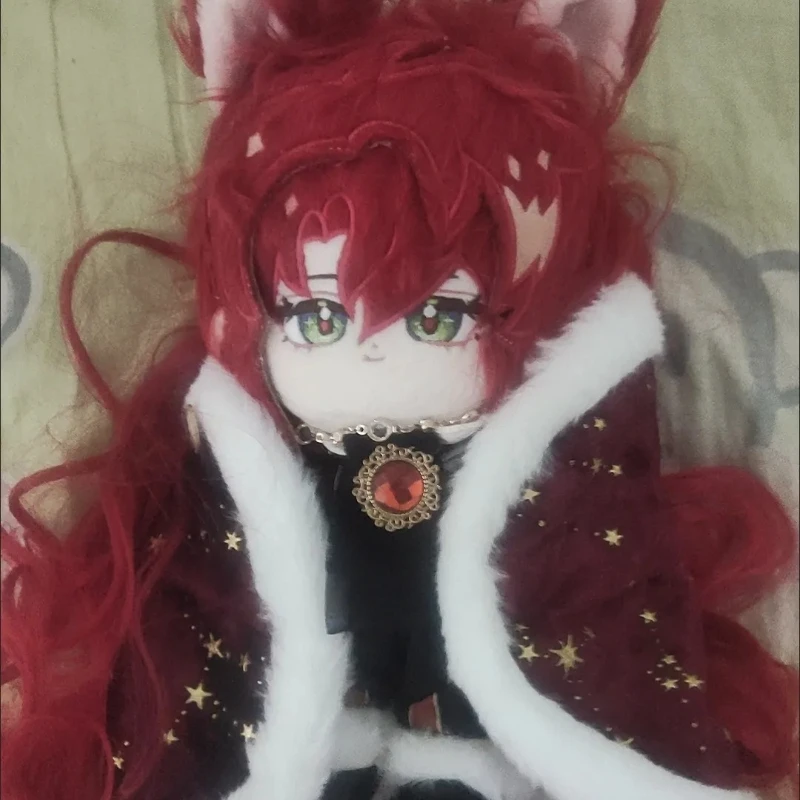 20cm Anime Game Honkai: Star Rail Argenti Kawaii Cosplay Soft Cotton Doll Body Cartoon Dress Up Clothing Toy Figures Fans Gift