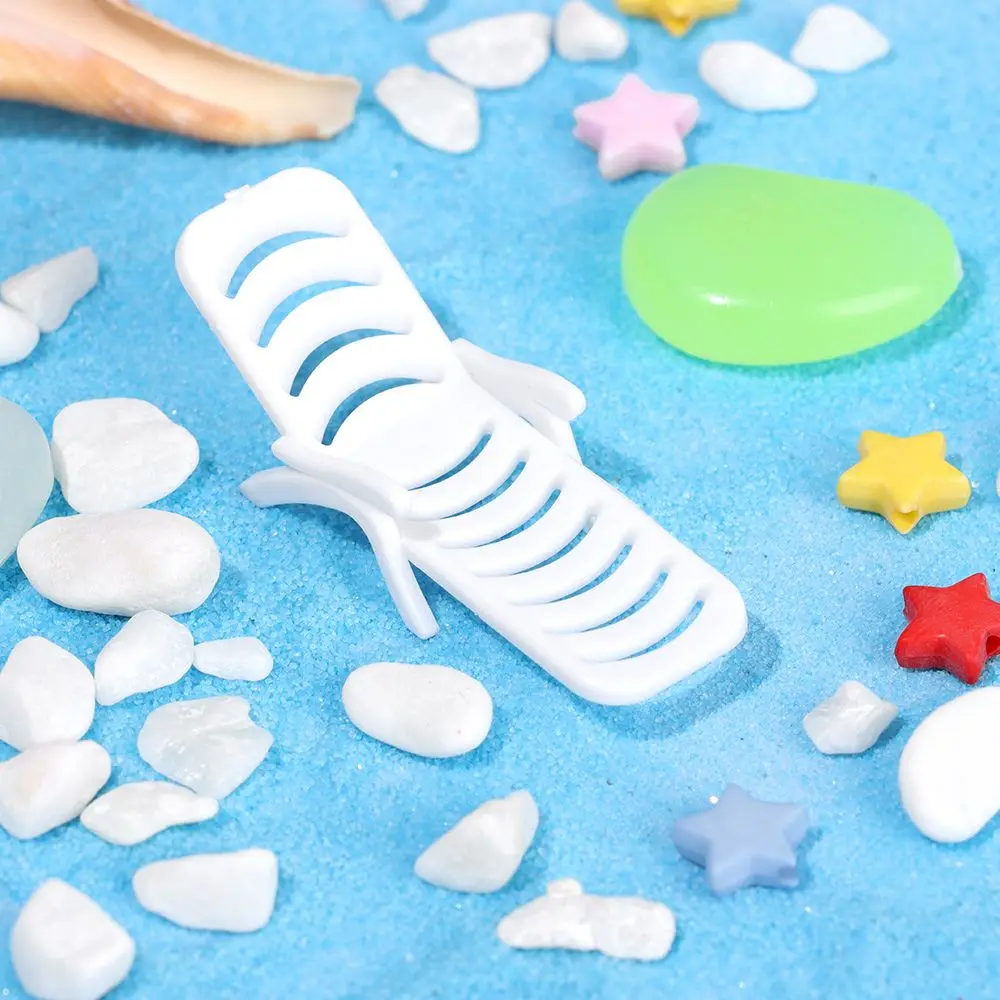 Micro Landscape Mini Paddle Boat Beach Chair DIY Fairy Garden Miniature Dollhouse Accessories Sea View Decoration Ornaments