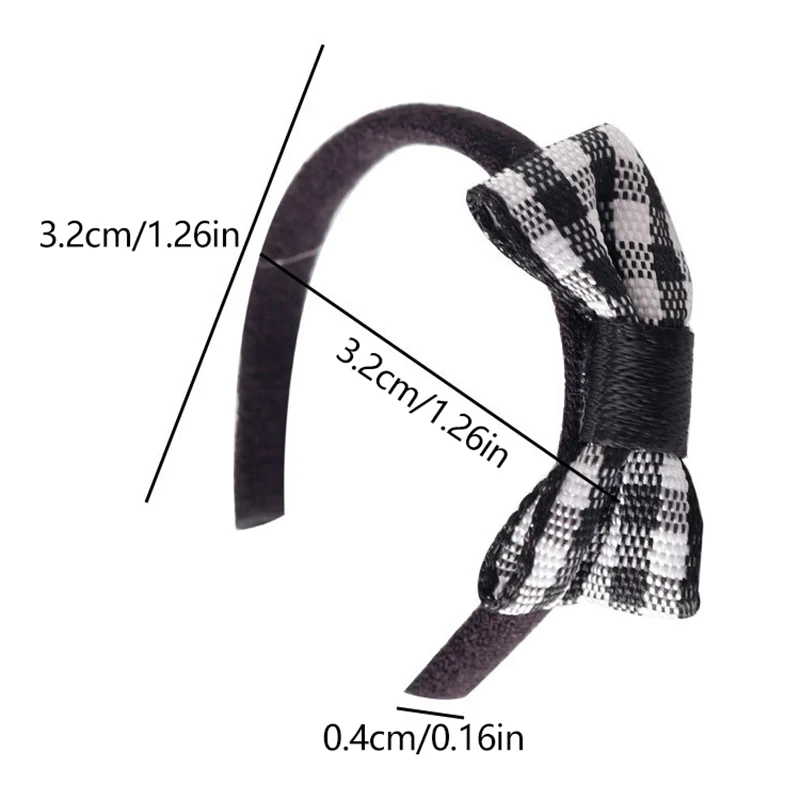 1Pcs 1:12 Dollhouse Accessories Doll Bow Headband ob11 Handmade Doll Hair Accessories DIY Doll Pearl Hairpin