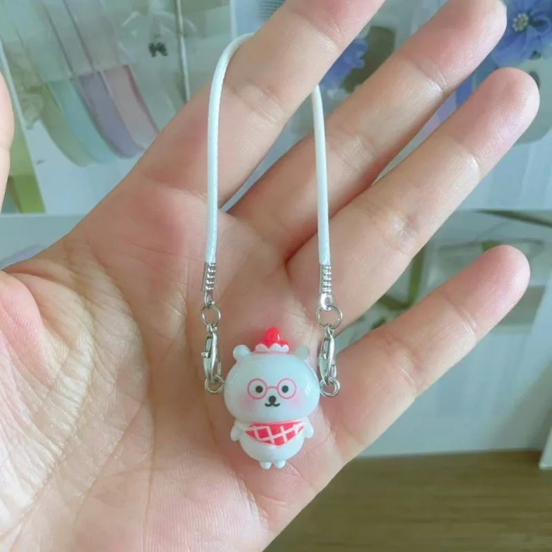 Clothes Accessories For Labubu 15 Cm 17 Cm Dolls 1st To 3rd Generation Cute Dumb Little Bear Donut Cat Necklaced Bag Pendant