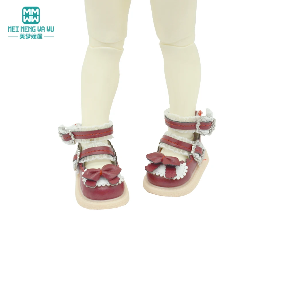 Fits 30cm 1/6 BJD YOSD MYOU Doll Fashion White High Boots, Lace Shoes Toys Gift