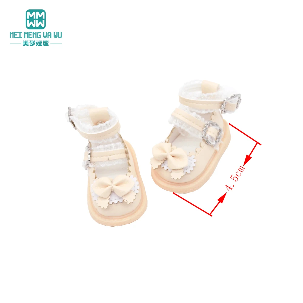 Fits 30cm 1/6 BJD YOSD MYOU Doll Fashion White High Boots, Lace Shoes Toys Gift